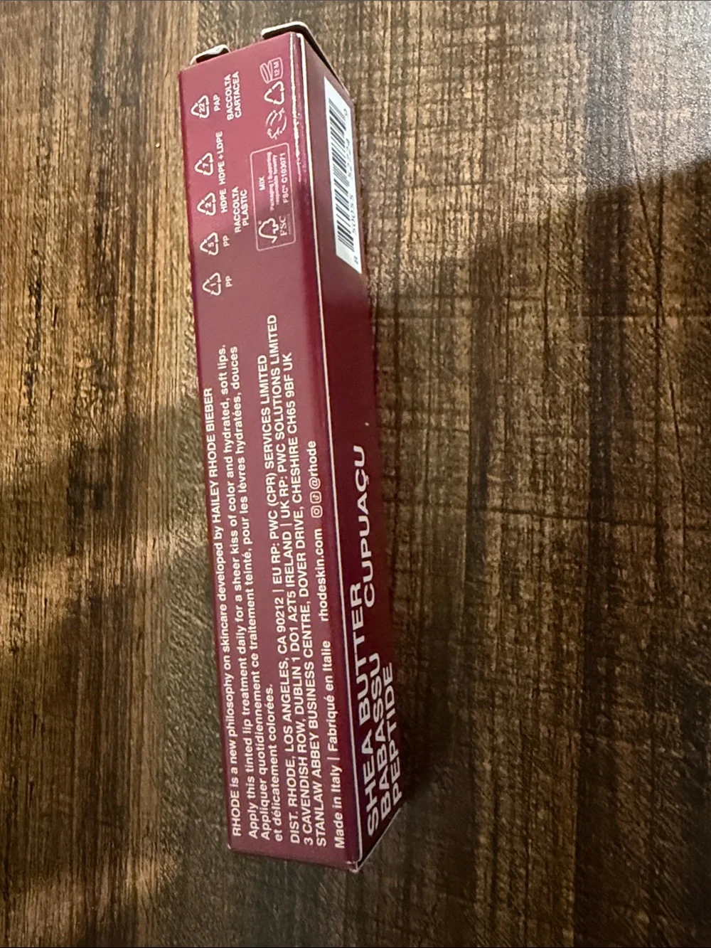 RHODE Peptide Lip Tint Raspberry Jelly NIB